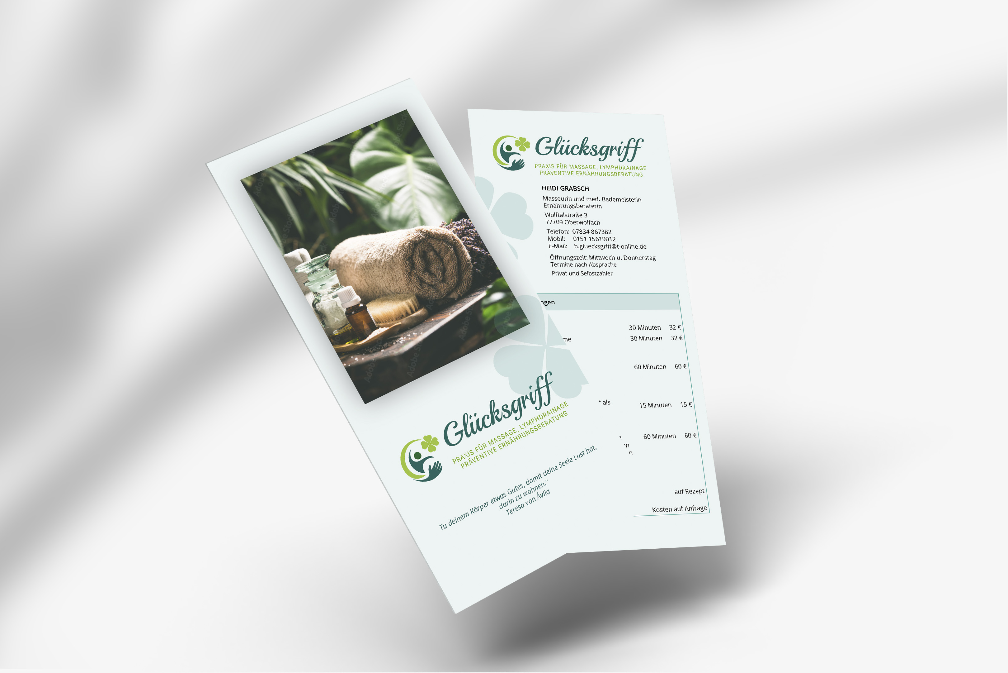 Printdesign-Referenz Glücksgriff